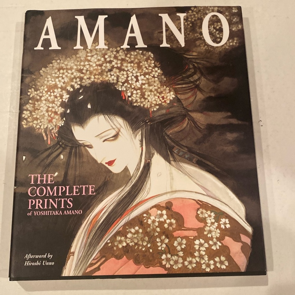 NWT “Amano, The Complete Prints of Yoshitaka Amano,” Oversized stiff Softcover